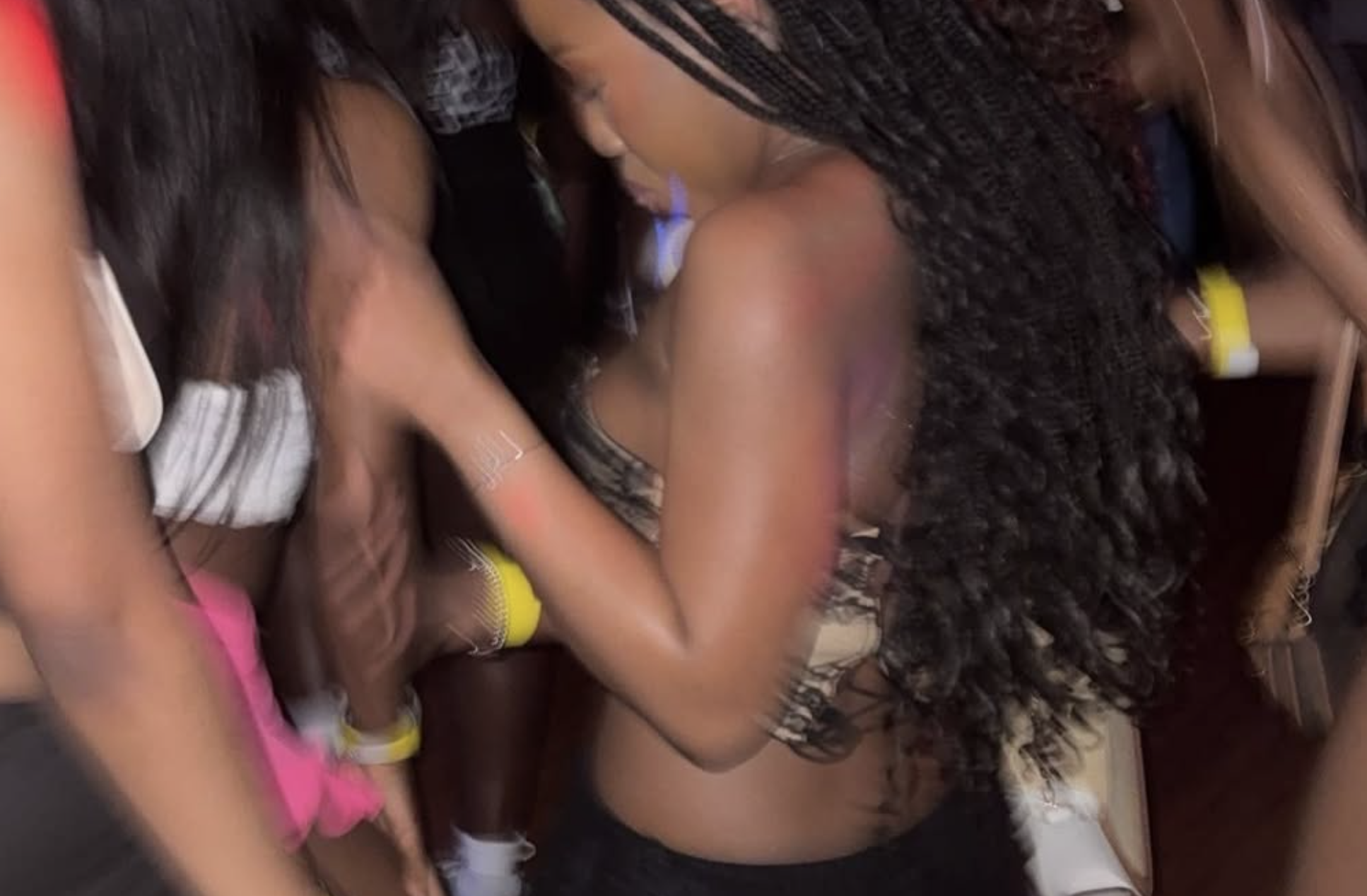 Guests dancing at Aura Salad
