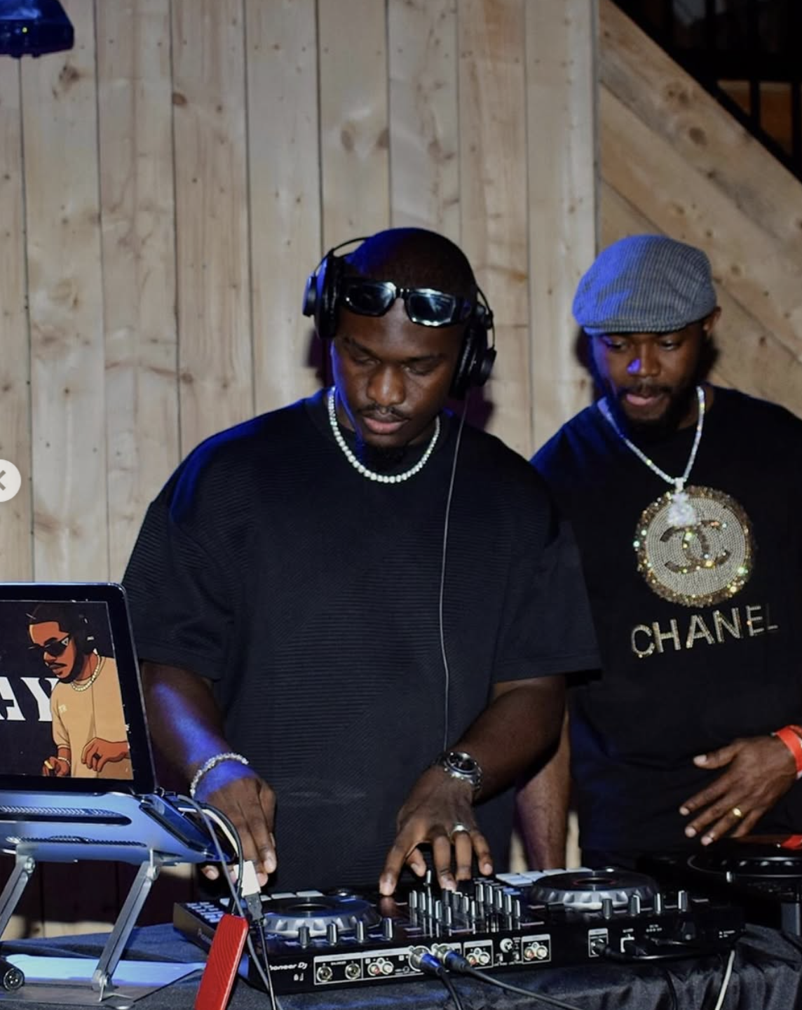 DJ booth at Lasgidi to Sydney